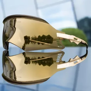 Fahrrad-Sonnenbrille mit UV-Schutz - Braun