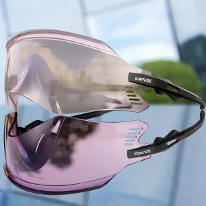 Fahrrad-Sonnenbrille mit UV-Schutz - Rosa