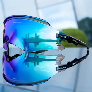 Fahrrad-Sonnenbrille mit UV-Schutz - Blau