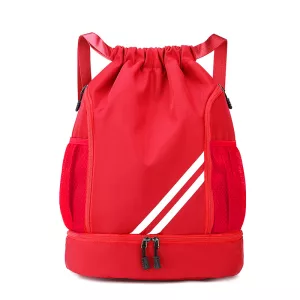 Fußball-Rucksack Sporttasche - Rot